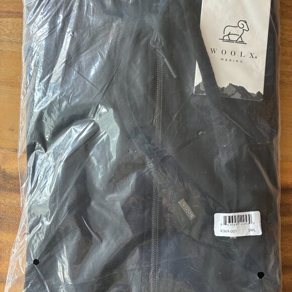 NWT Woolx Ryann Travel Hoodie Loose Fit in Black Size Small - Picture 2 of 2